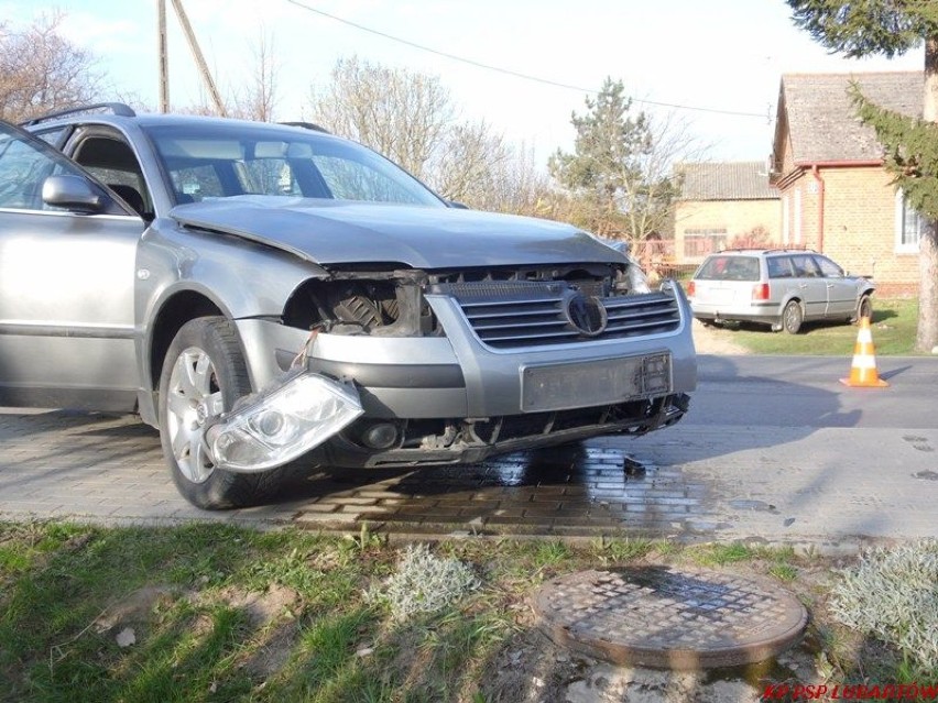 Wypadek drogowy w Lisowie.