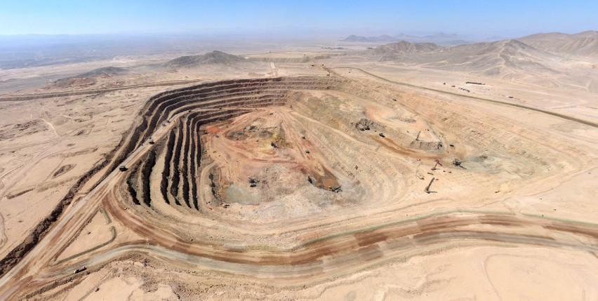 KGHM zakończył zdejmowanie nadkładu w kopalni Sierra Gorda