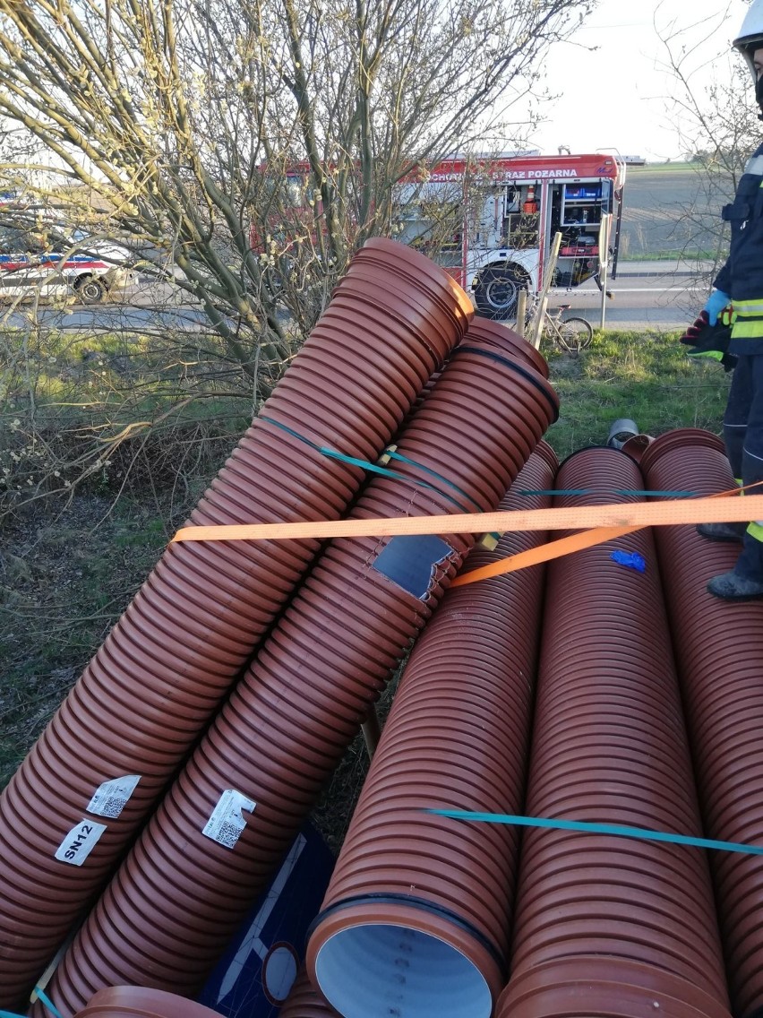 Akcja ratowania chłopca, który utknął w rurze