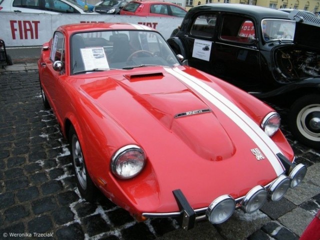 Pojazd produkowany był w szwedzkim mieście Arl&ouml;v w latach 1967-1969. Powstało zaledwie 1610 szt. tego samochodu. Fot. Weronika Trzeciak