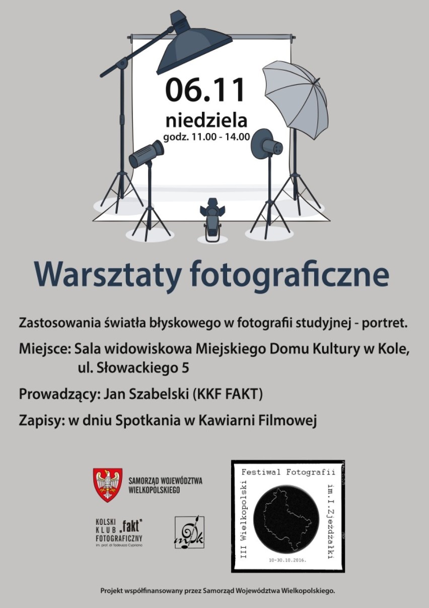 Warsztaty fotograficzne w MDK
6 listopada 2016r.
godz. 11.00...