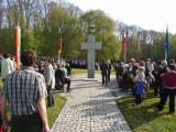 Uroczystość na cmentarzu niemieckim w Starym Czarnowie ku pamięci ofiar z masowej mogiły w Malborku