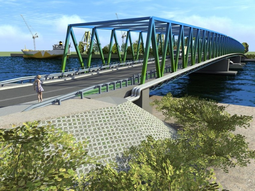 Projekt Mostu Brdowskiego w Szczecinie