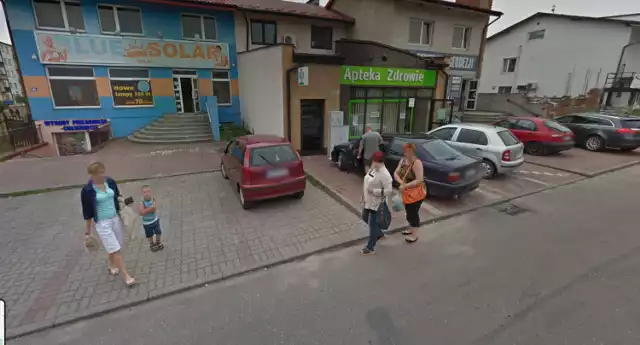 Bełchatów na Google Street View w 2012 i 2013 roku