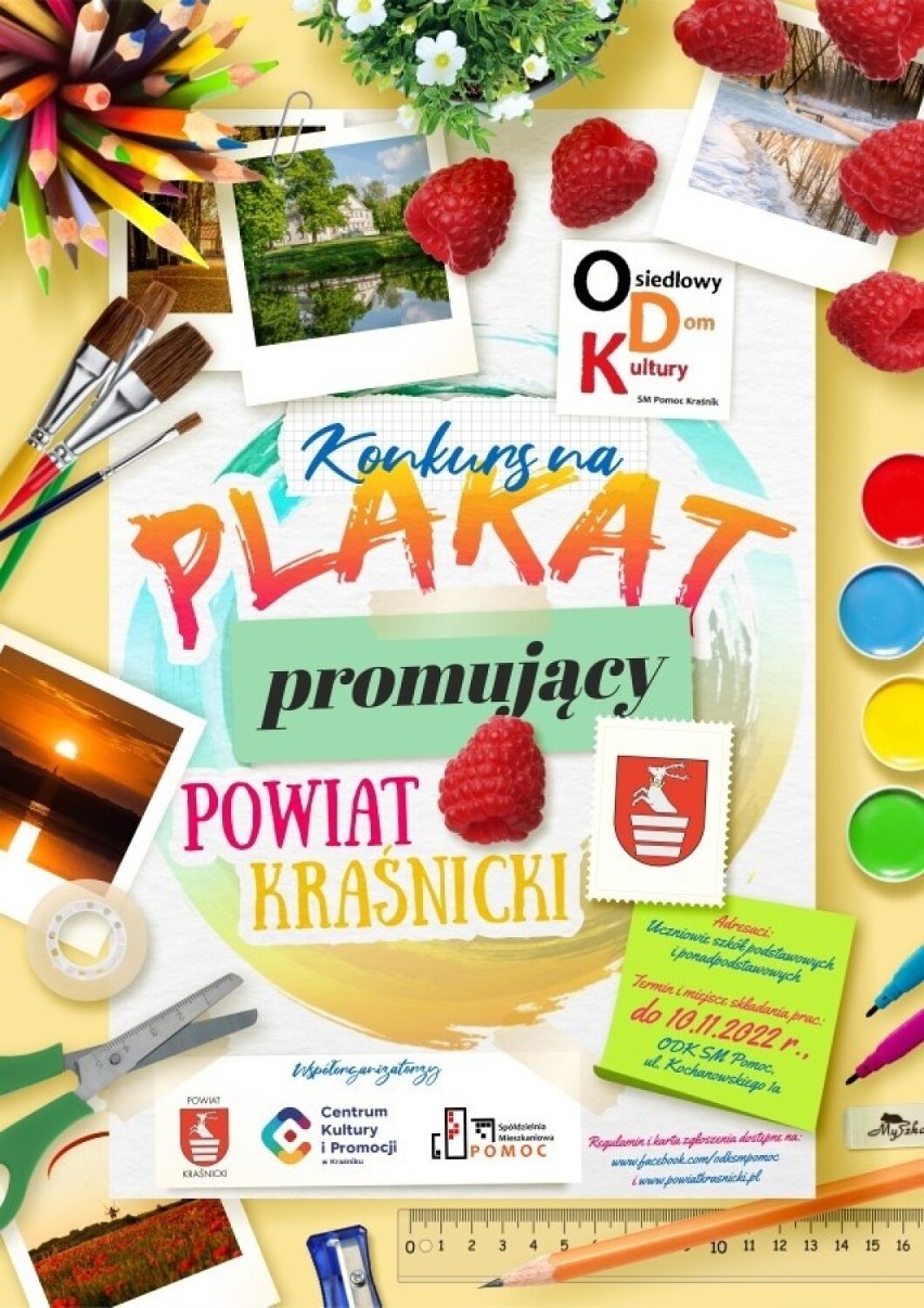 Powiat kraśnicki. Konkurs na plakat promujący region