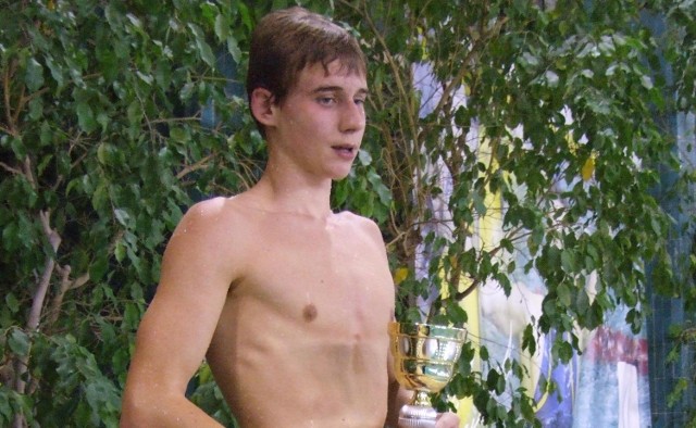 Adam Stanek, najlepszy zawodnik w Grand Prix Małopolski wśród juniorów 16-letnich.