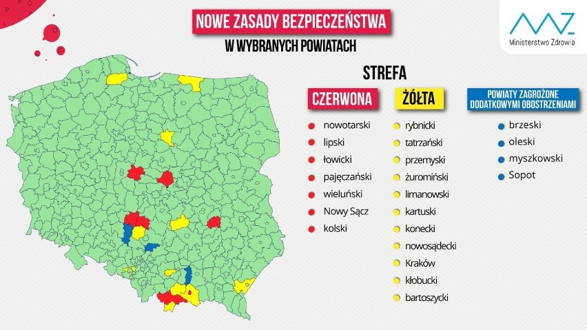 Kraków w żółtej strefie! Będą nowe, duże ograniczenia w związku z pandemią