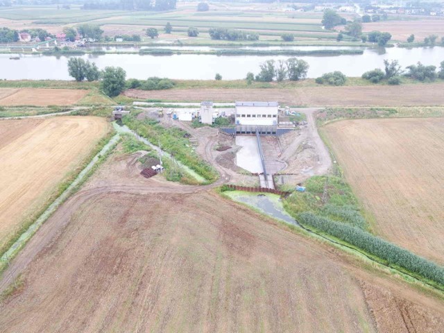 Budowa polderu Żelazna. Tak wygląda teraz plac budowy.