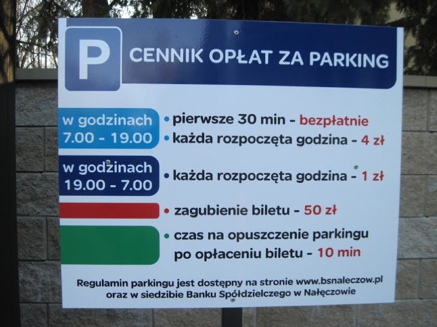 Nowy parking w Nałęczowie