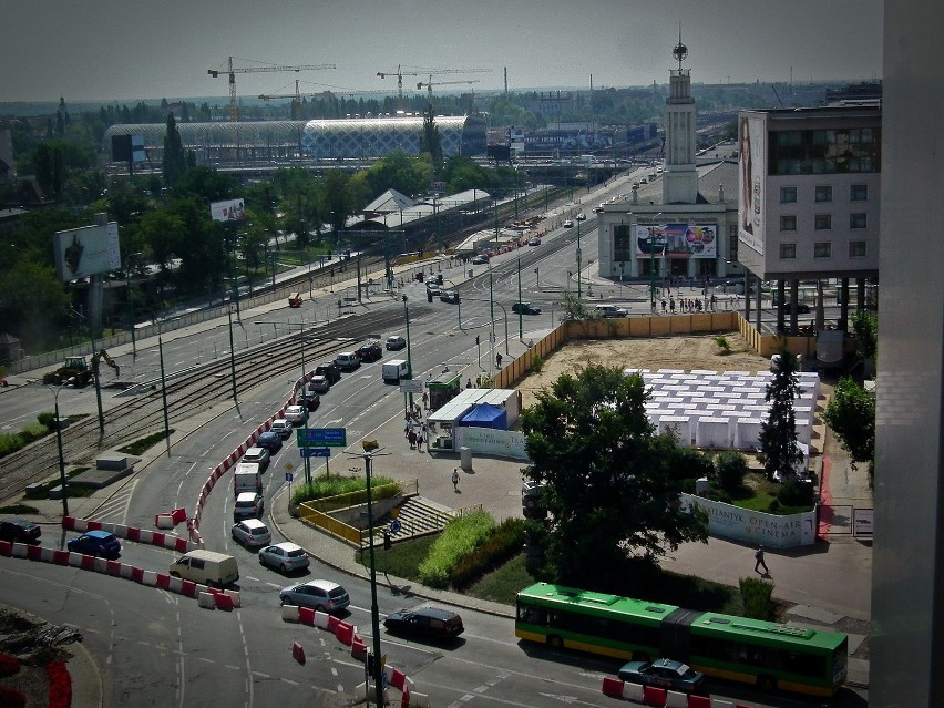 Poznań: Zobacz remontowaną Kaponierę z okien hotelu Mercure [ZDJĘCIA]