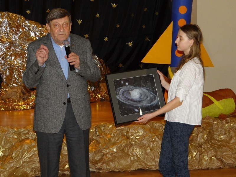 Kosmonauta Mirosław Hermaszewski gościł w Siechnicach