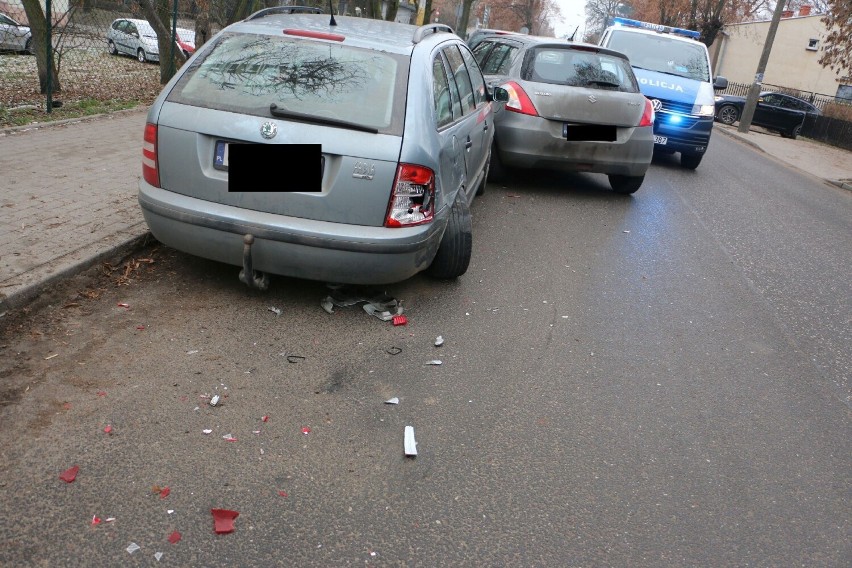 Kolizja w Aleksandrowie Kujawskim. Kobieta kierująca suzuki...