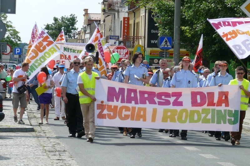 Marsz dla Życia i Rodzin w Bełchatowie. Zobacz ZDJĘCIA