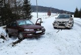 Wypadek w Odrzechowej. 43-letnia kobieta trafiła do szpitala [zdjęcia]