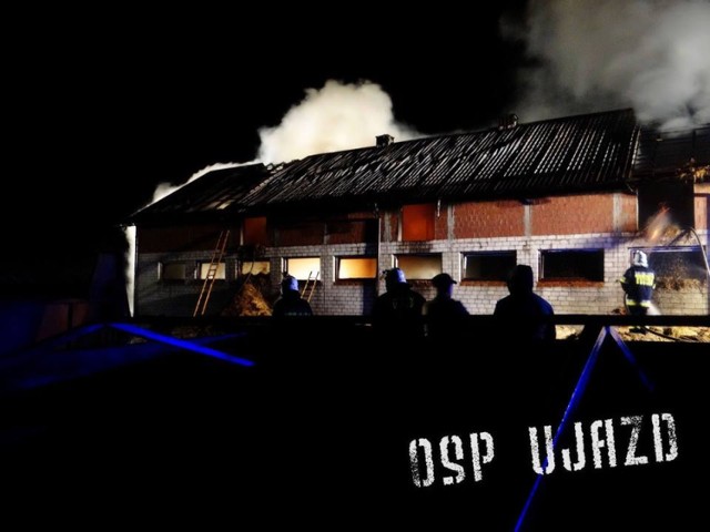 Pożar stodoły w Czerniewicach
