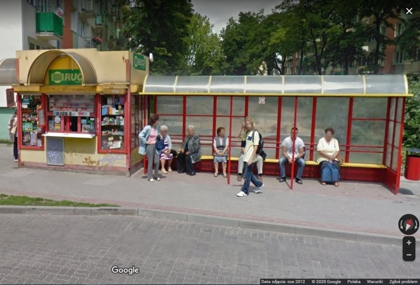 Google Street View na osiedlu Piastowskim w Inowrocławiu