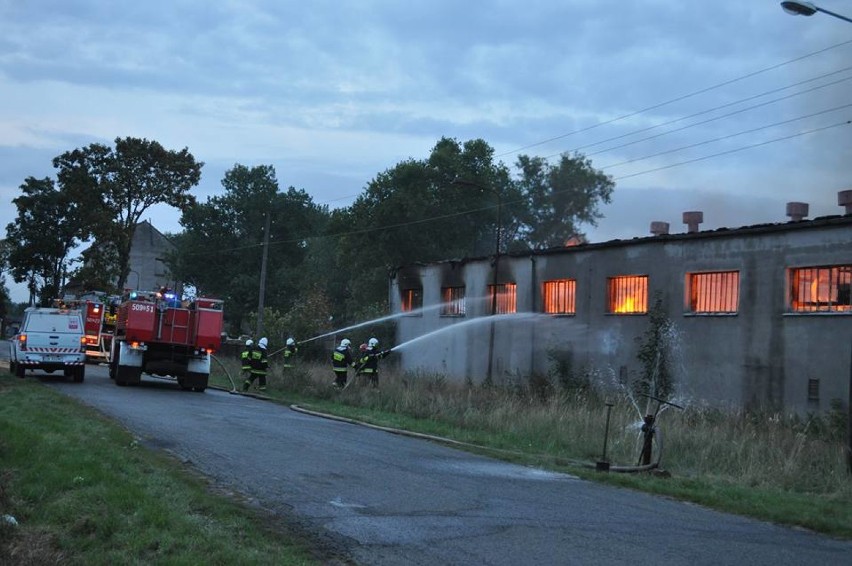 Groźny pożar tuż za miedzą w Gądkowicach