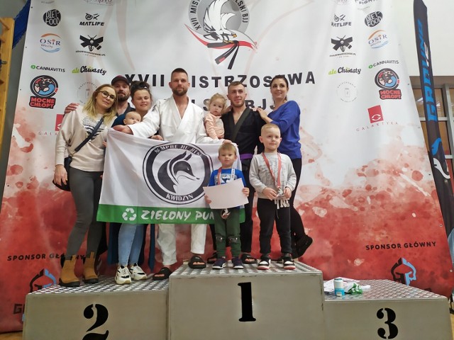 Bartosz Skonieczny i Kamil Jędrzejewski wywalczyli medale w kat. pasów purpurowych master 1 do 76 kg
