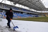 Stadion Miejski w Bielsku-Białej przed meczem Polska - Anglia U-20 ZDJĘCIA