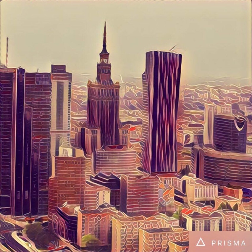 Warszawa w aplikacji Prisma: rozpoznasz wszystkie widoki?...