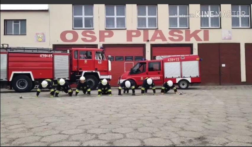 Powiat gostyński. #Gaszyn Challenge - strażacy pompują dla Wojtusia [ZDJĘCIA I WIDEO] 