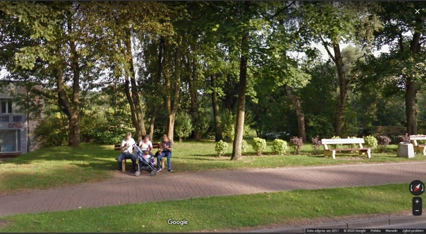 Przyłapani na ulicach Miastka! Mieszkańcy uchwyceni przez Google Street View