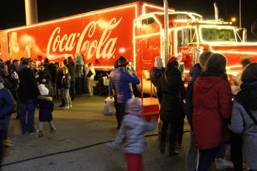 Ciężarówka Coca-Coli w Tczewie