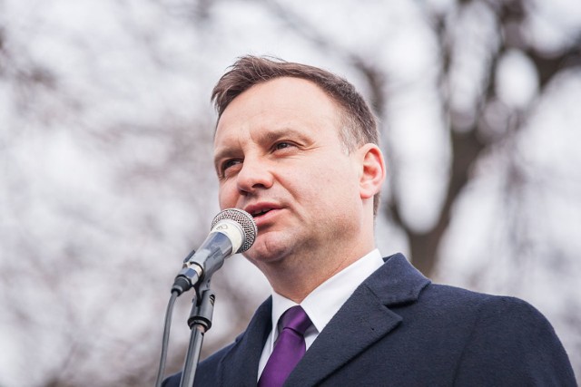 Andrzej Duda podczas kampanii wyborczej