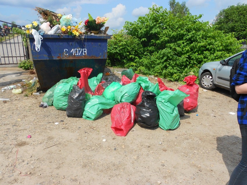 Relacja z akcji sprzątania Małej Górki w Gołonogu