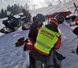 Ratownicy GOPR w Krynicy-Zdrój mają pracowite ferie. Ponad 190 wypadków narciarskich w ciągu dwóch tygodni. "Nasz sprzęt nie stygnie" 
