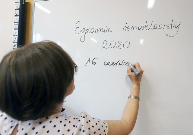 Szkoła Podstawowa nr 26 w Łodzi - ostatnie przygotowania przed egzaminem ósmoklasisty 2020.