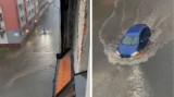 Wielka ulewa w Tarnowskich Górach. Miasto całkowicie zalane! 4 osoby zostały ewakuowane