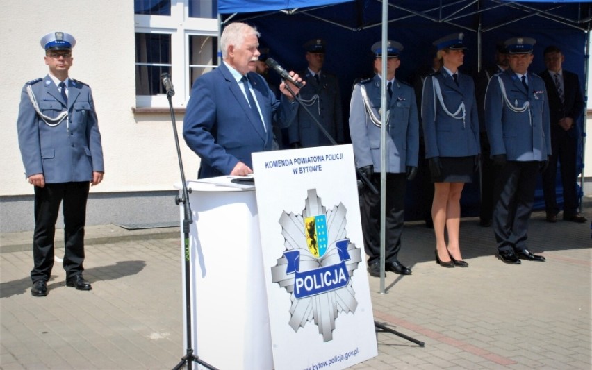 Powiatowe obchody Święta Policji w komendzie w Bytowie