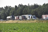 Wypadek na A4 w pobliżu Lubiatowa. Osobówka zderzyła się z ciężarówką