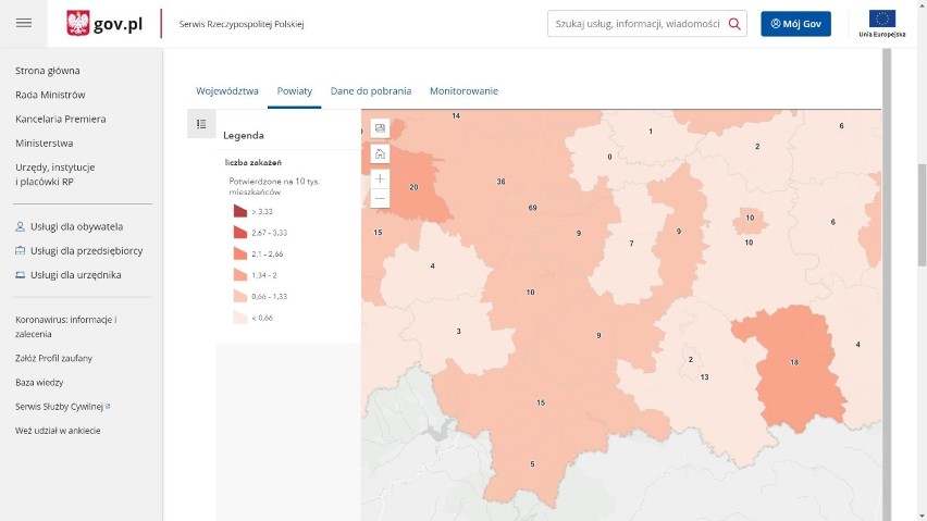 Nowe przypadki SARS-CoV-2 i kolejne zgony w naszym regionie,...