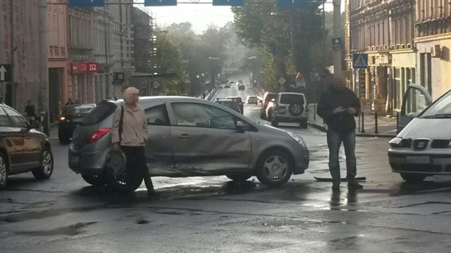 Zgorzelec : wypadek na skrzyżowaniu ulic Daszyńskiego i Piłsudskiego