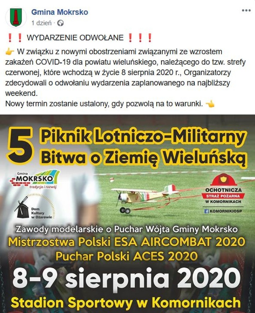 Koronawirus znów blokuje rozrywkę. Kolejne imprezy w powiecie wieluńskim odwołane. Kino Syrena wkrótce wznowi działalność