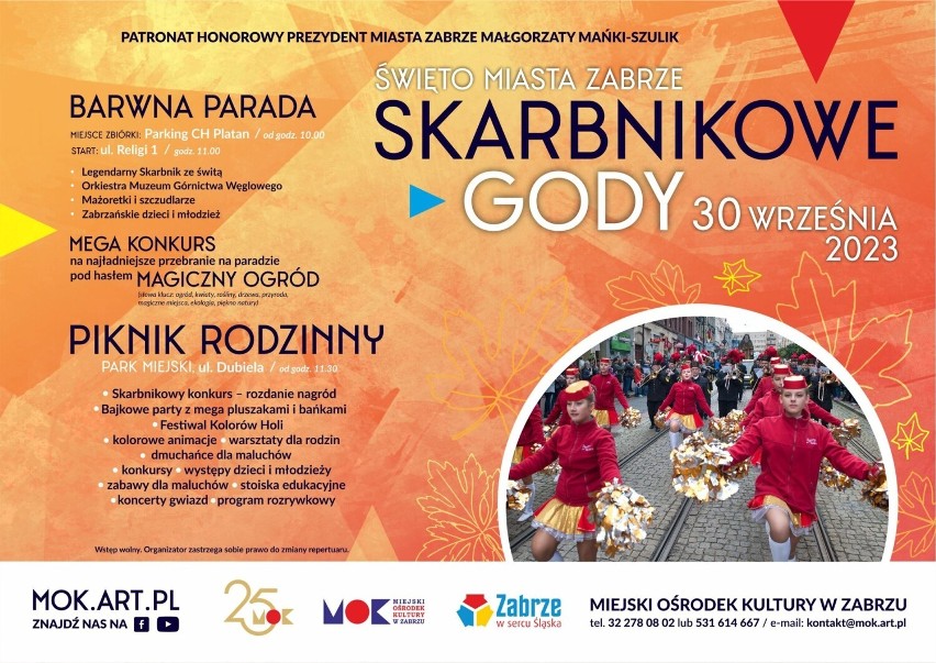 Skarbnikowe Gody - plakat wydarzenia.