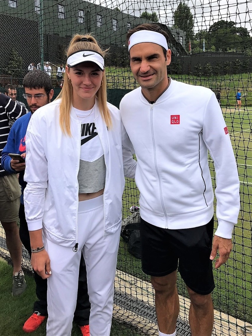 Martyna Kubka na kortach Wimbledonu