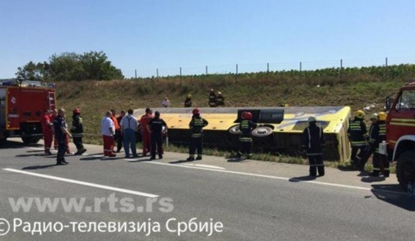 W Serbii doszło do wypadku polskiego autokaru, w którym...