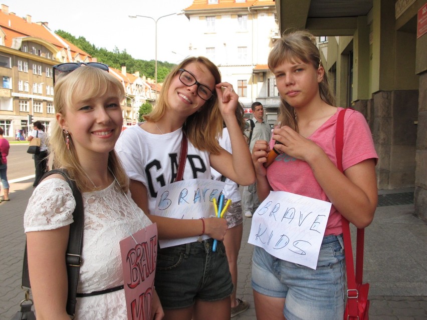 Brave Kids 2014 happening na ulicach Wałbrzycha