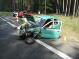 Wypadek na DK11 Lubliniec-Kokotek. Na szczęście bez ofiar [FOTO]