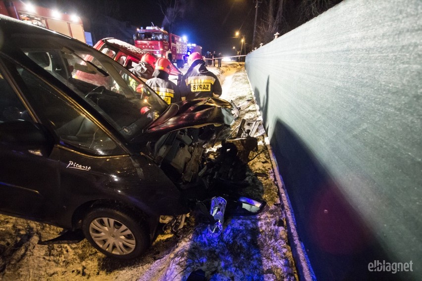 Wypadek w Nowym Dworze Elbląskim. Pijana matka przewoziła...