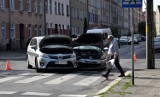Wypadek na ulicy Senatorskiej w Legnicy [ZDJĘCIA]