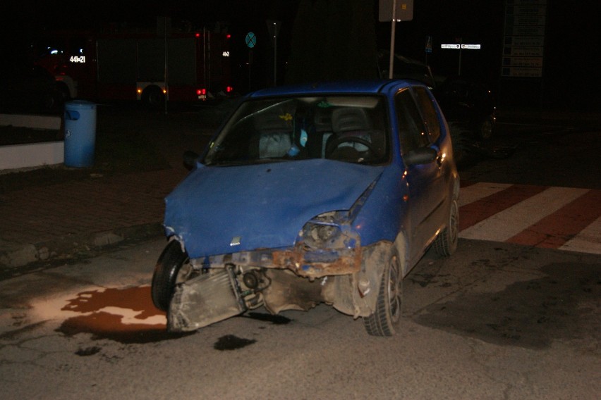 Grodzisk: zderzenie aut pod komendą FOT