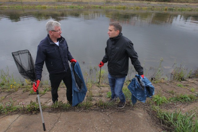 W sobotę 8 października tłumów nad rzeką nie było...