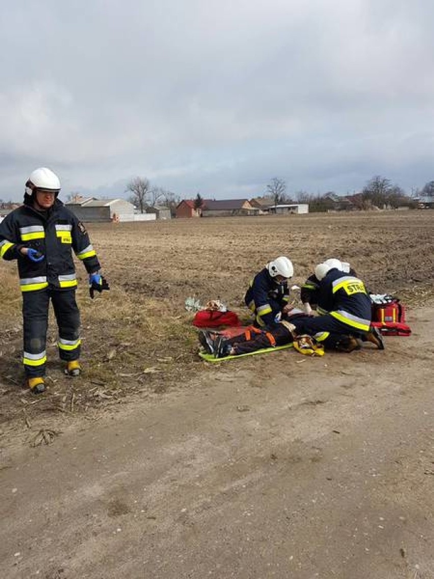 Strażacy ćwiczyli na terenie Blizanowa i Jankowa