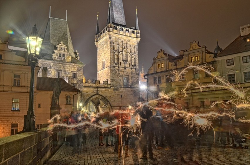 Zwiedzak witał Nowy Rok w Pradze