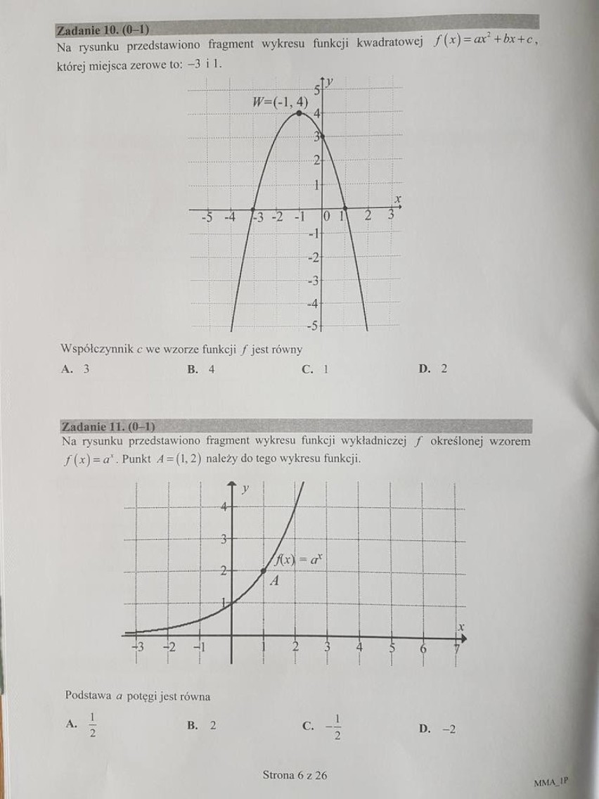 Matura 2017. Matematyka poziom podstawowy [ARKUSZE CKE, PYTANIA, ODPOWIEDZI]