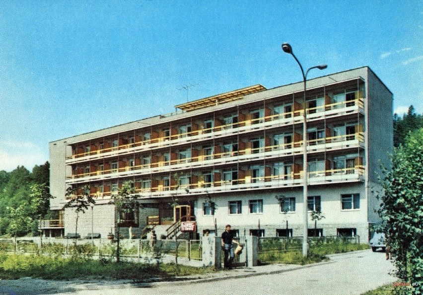 Lata 1970-1972 , Muszyna. Dom Wczasowy "Elgród". Pocztówka...